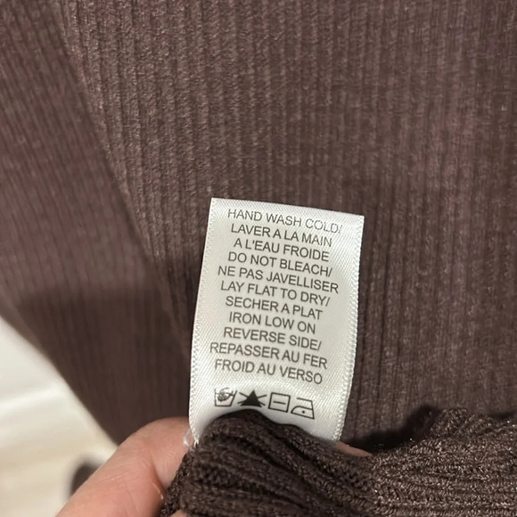 Gentle Fawn Penny Button Up RIbbed  Knit Dress in Brown - Picture 6 of 12